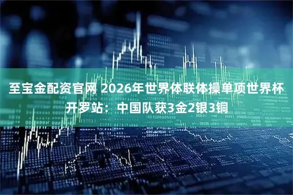 至宝金配资官网 2026年世界体联体操单项世界杯开罗站：中国队获3金2银3铜
