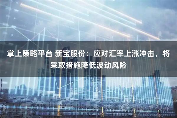 掌上策略平台 新宝股份：应对汇率上涨冲击，将采取措施降低波动风险